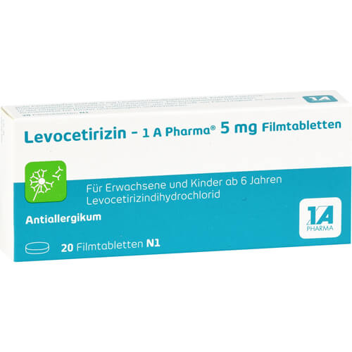 LEVOCETIRIZIN-1A Pharma 5 mg Filmtabletten