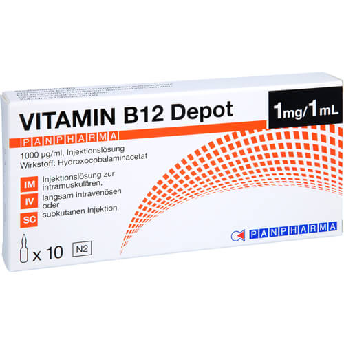 VITAMIN B12 DEPOT PANPHARMA 1000 μg/ml Inj.-Lsg.