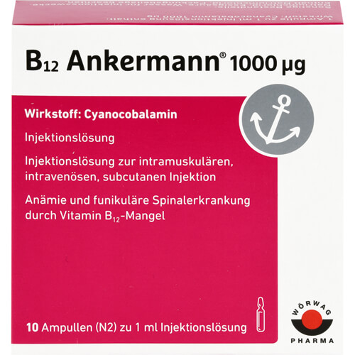 B12 ANKERMANN 1000 μg Injektionslösung Amp.