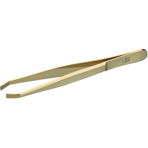 APOLINE Augenbrauenpinzette 9 cm vergoldet