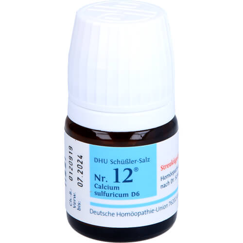 BIOCHEMIE DHU 12 Calcium sulfuricum D 6 Globuli