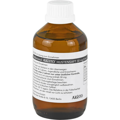 AMBROXOL Aristo Hustensaft 30 mg/5 ml Lsg.z.Einn.